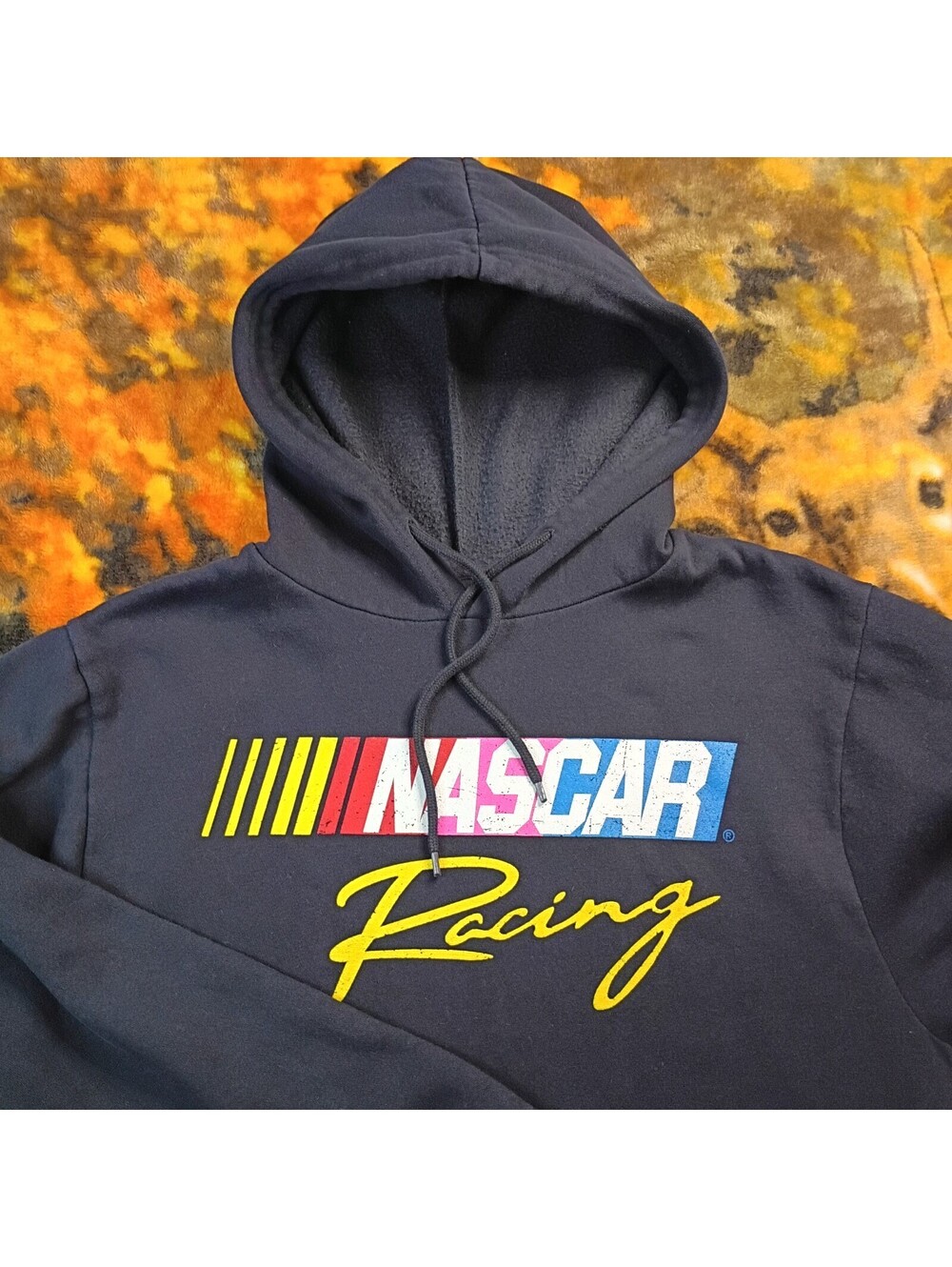NASCAR Racing Hooded Sweatshirt Pullover Hoodie Medium